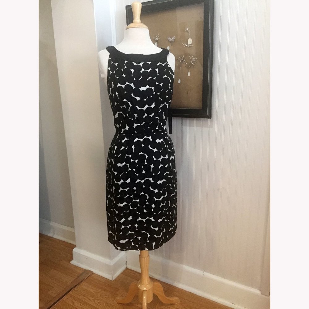 Morrell Maxie Black & White Cocktail Dress